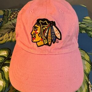 Pink BlackHawks Adjustable Cap